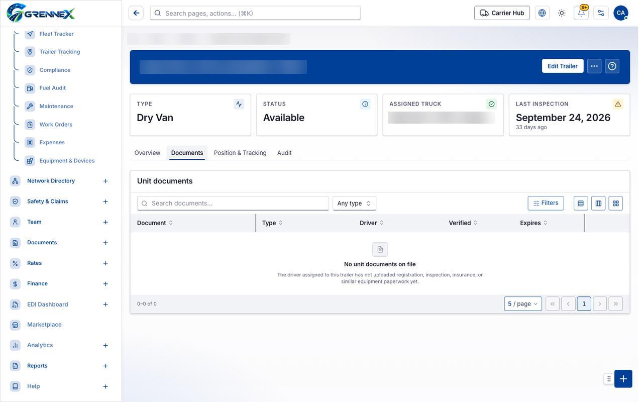Documents tab