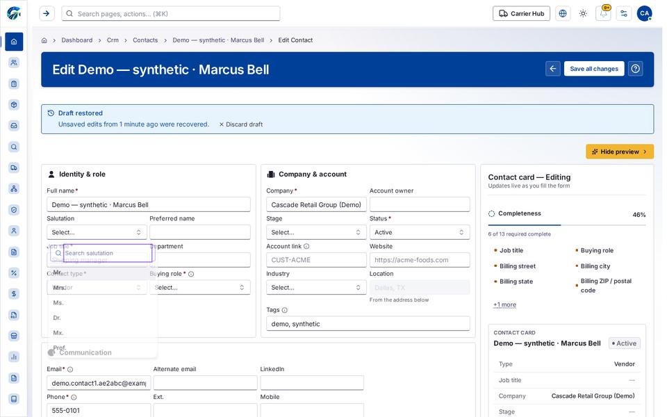 dropdown-status state