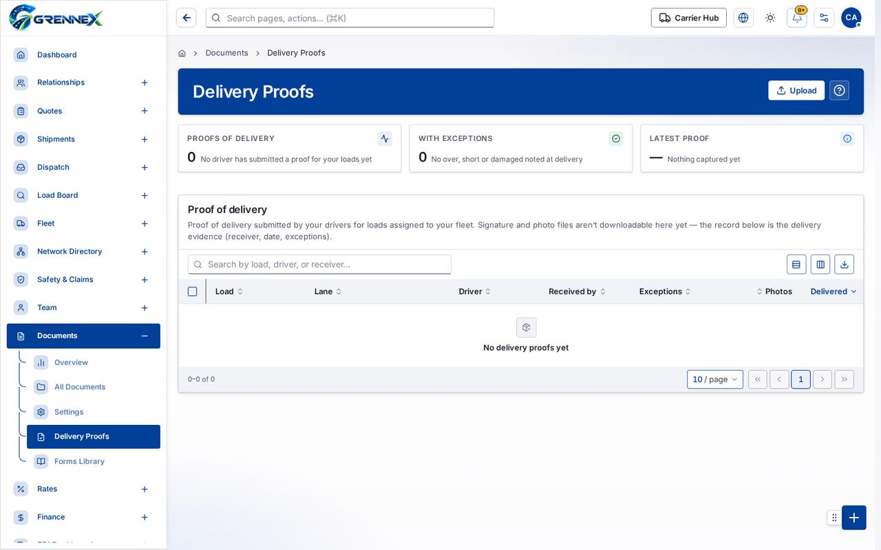Delivery Proofs