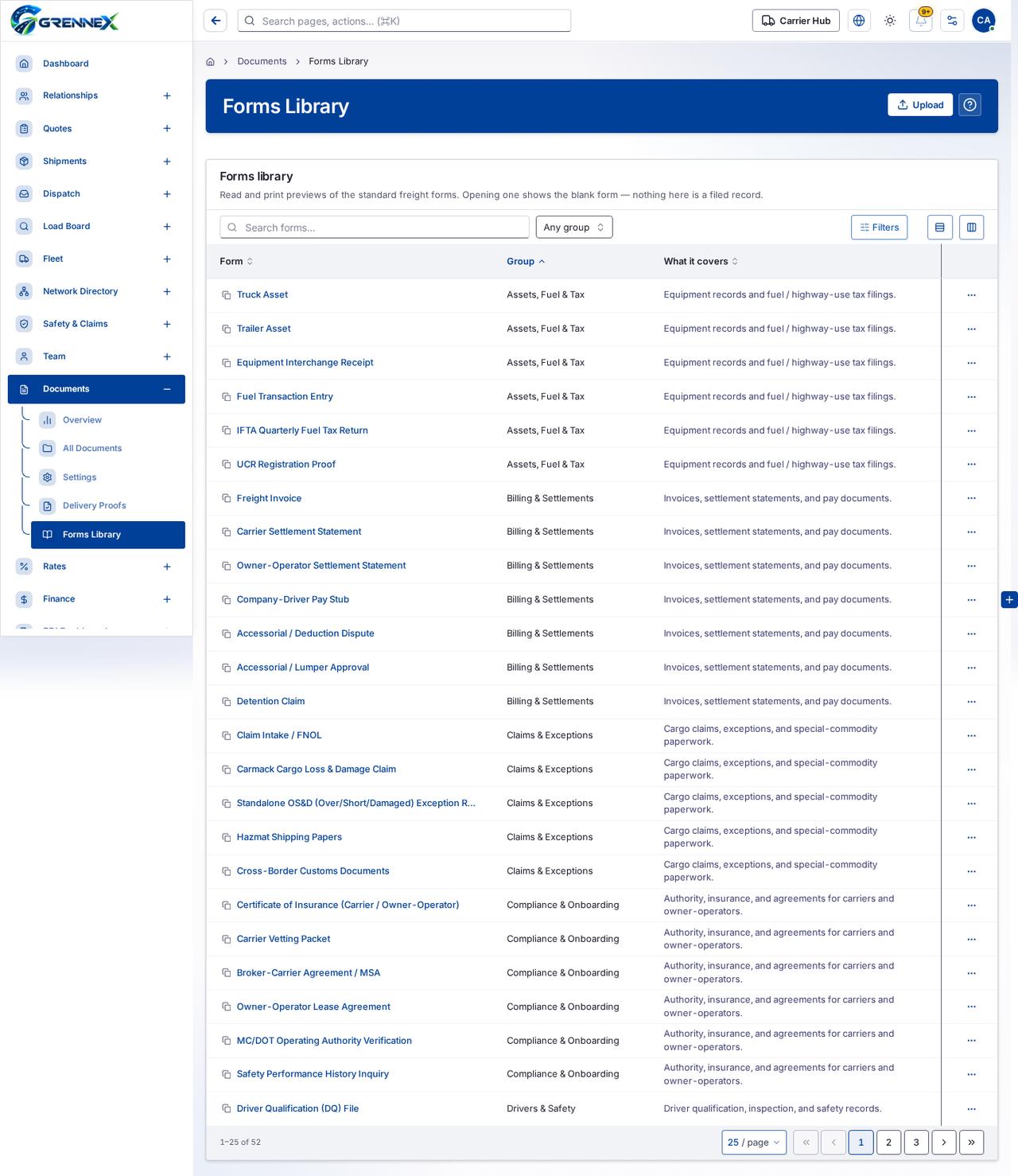 Forms Library