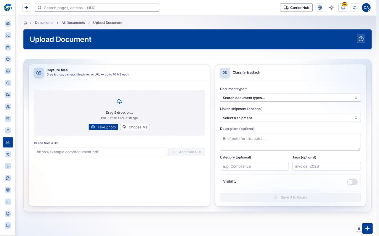 Upload Document