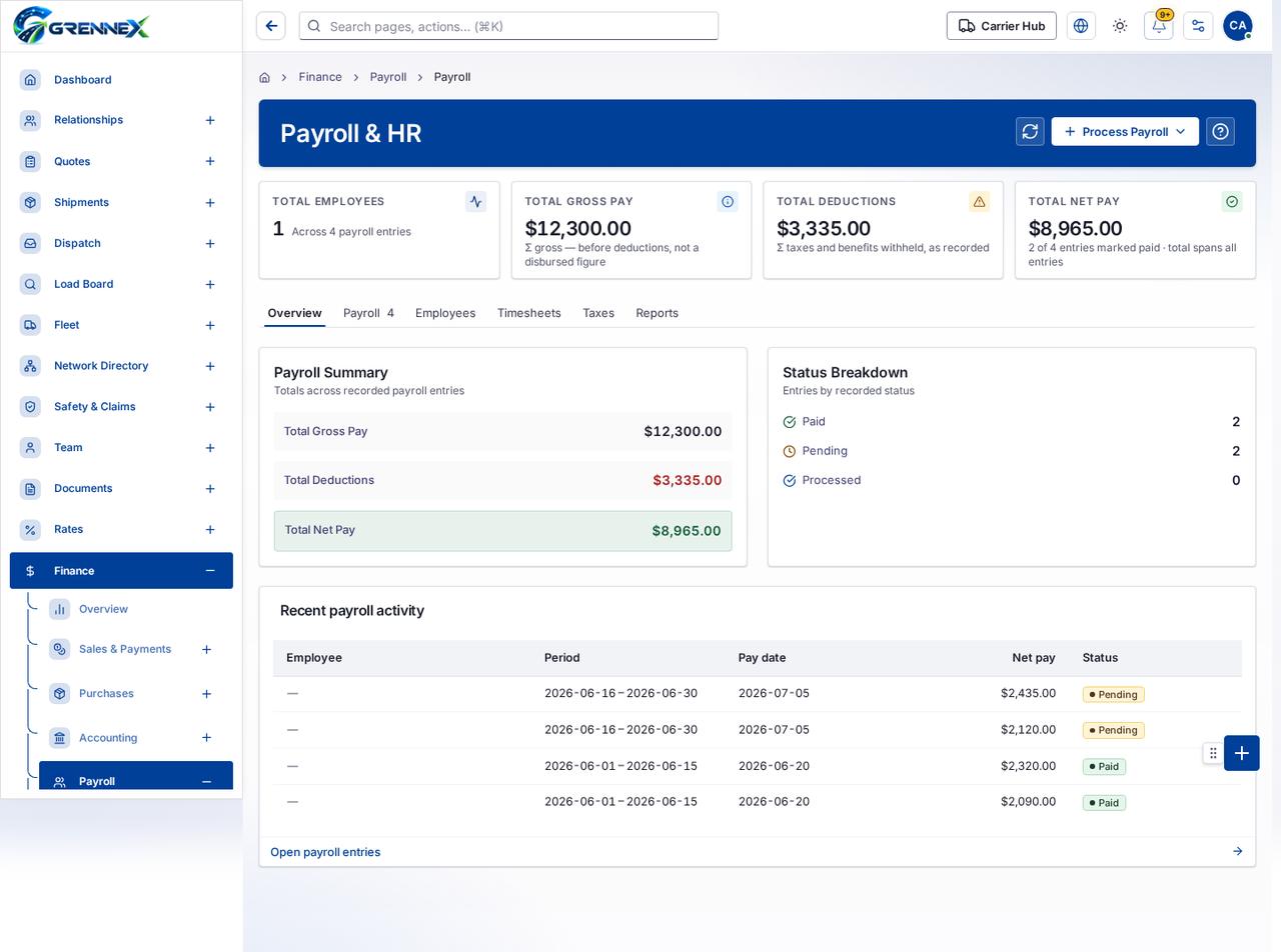 Payroll & HR