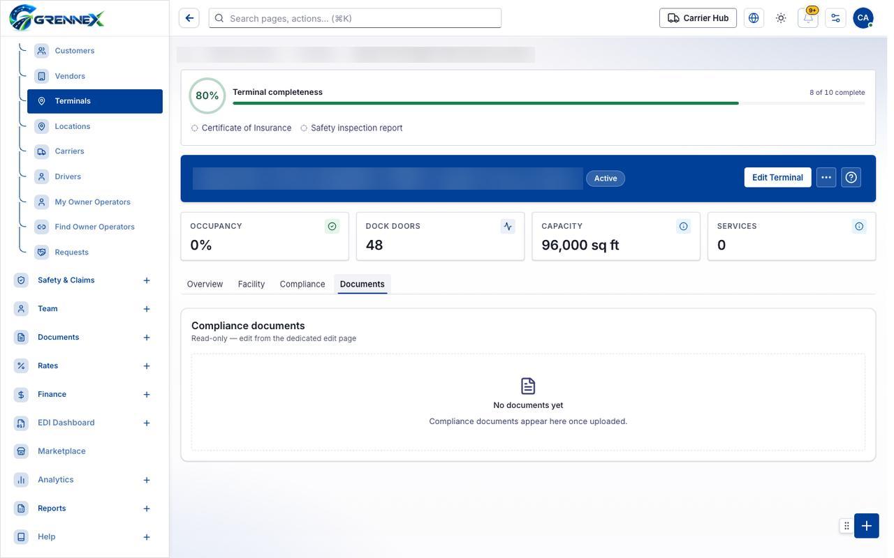 Documents tab