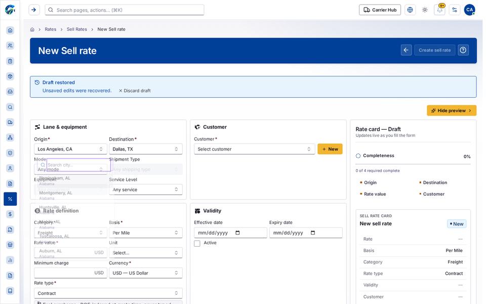 dropdown-status state