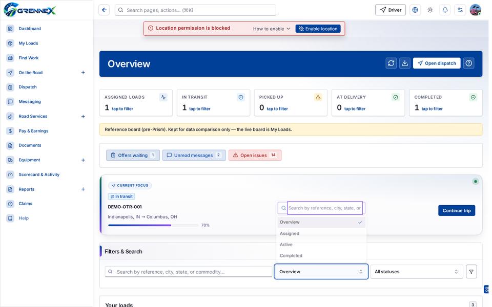 dropdown-status state